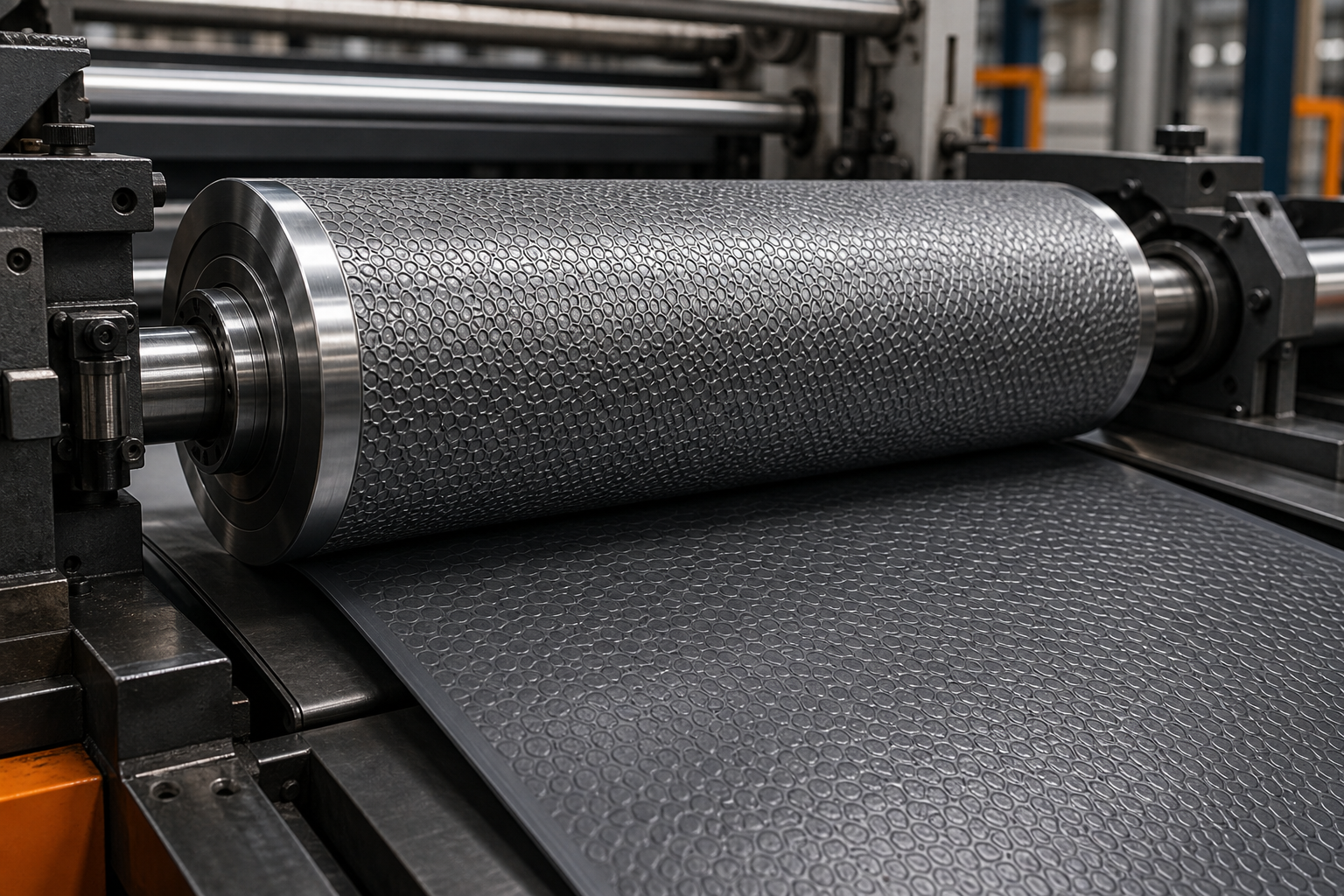 PVC embossing roll